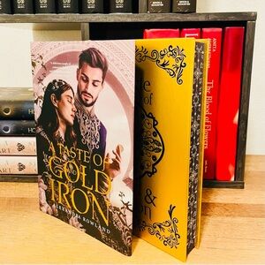 Bookish Box Signed Edition A Taste of Gold and Iron by Alexandra Rowland